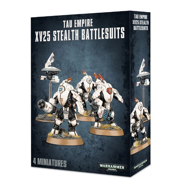 Games Workshop Games Warhammer Tau Empire XV25 Stealth Battlesuits *