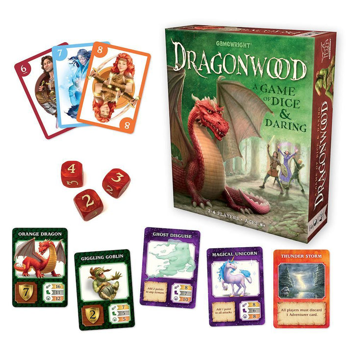Gamewright GAMES Dragonwood - Dice & Daring Game