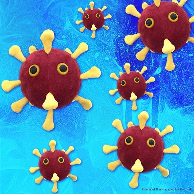 Giantmicrobes PLUSH Coronavirus Covid-19 7" Plush