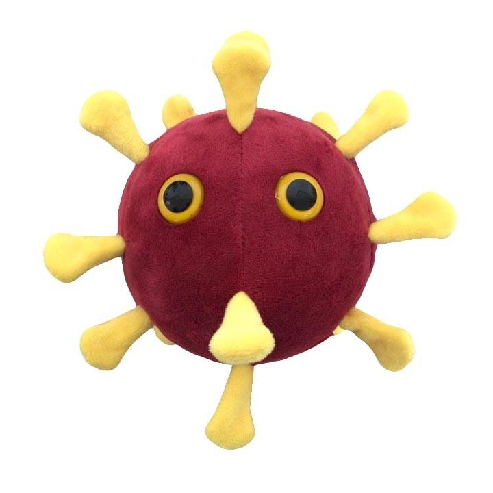 Giantmicrobes PLUSH Coronavirus Covid-19 7" Plush