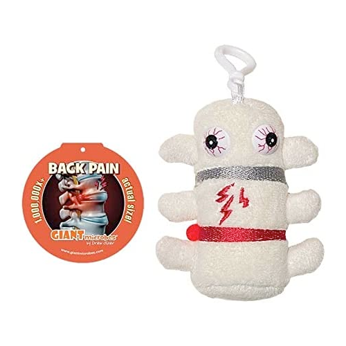 Giantmicrobes Toy Stuffed Plush Back Pain Key Chain
