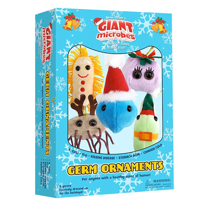 Giantmicrobes Toy Stuffed Plush Giantmicrobes Germ Ornaments