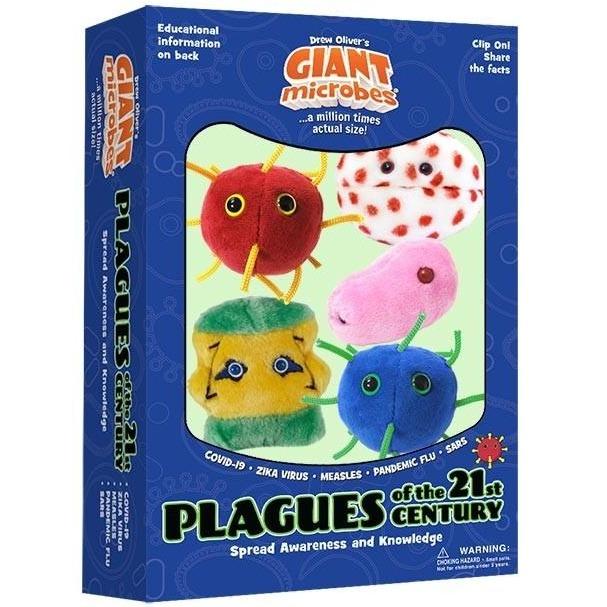 Giantmicrobes Toy Stuffed Plush GM Plagues Of The 21st Century Box