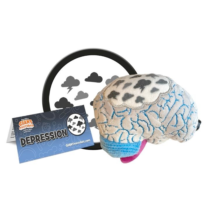 Giantmicrobes Toy Stuffed Plush GM Plush Depression