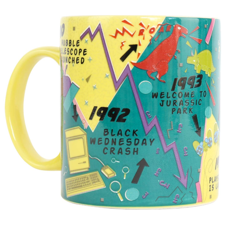 Gift Republic Funny Novelties 80s / 90s Decade Mug