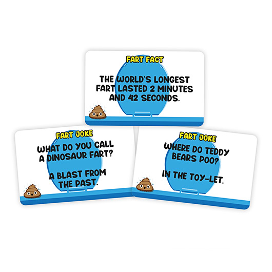 Gift Republic Funny Novelties Fartastic Facts and Jokes - 100 cards
