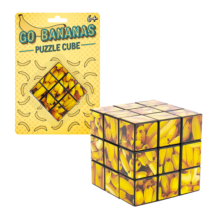 Gift Republic Games Banana Puzzle Cube
