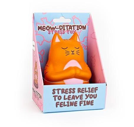 Gift Republic Toy Novelties Meowditation Stress Toy