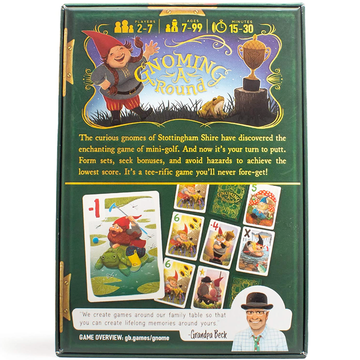 Grampa Beck's Games Games Gnoming A Round Card Game