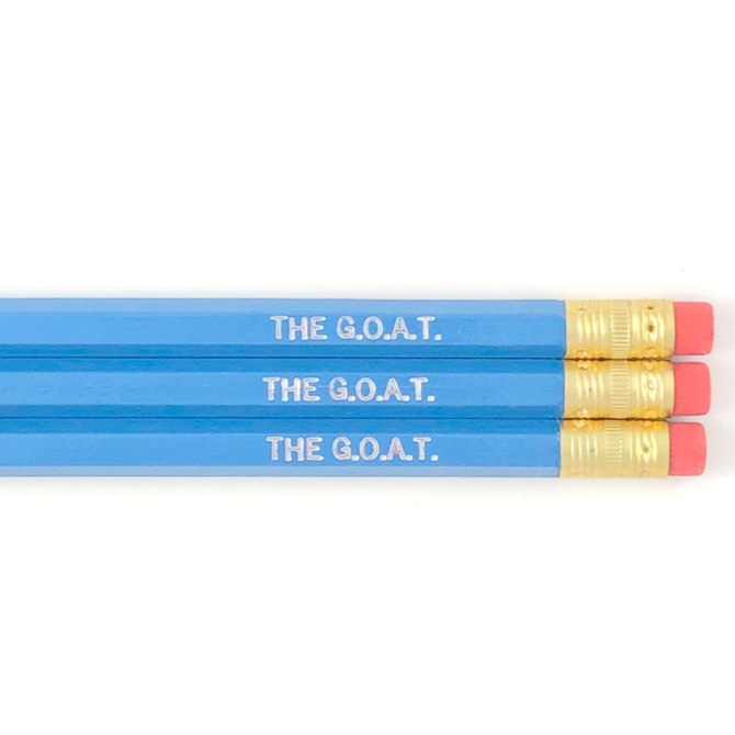 Grey Street Papers Office Goods The G.O.A.T.  Blue Pencil