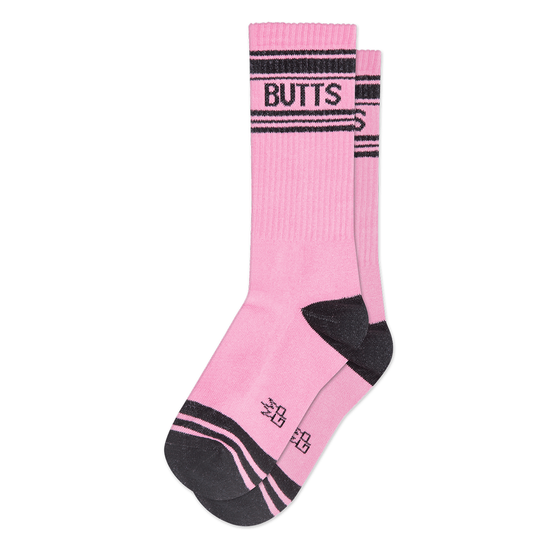 Butts Ribbed Gym Socks – Off the Wagon Shop