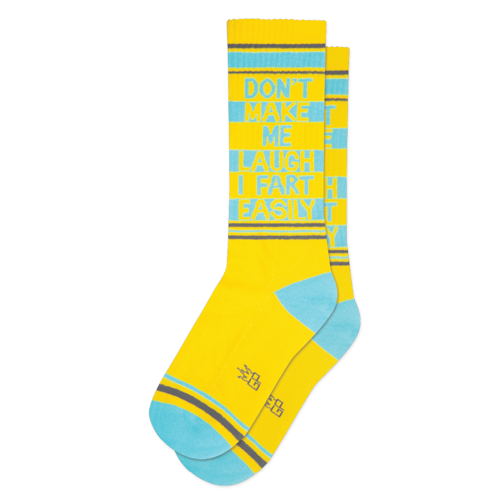 Gumball Poodle Socks & Tees Don't Make Me Laugh I Fart Easily Socks
