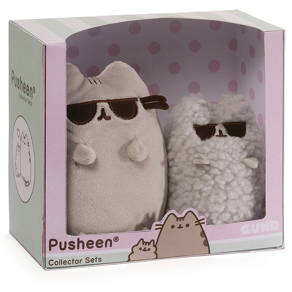 Gund Toy Stuffed Plush Pusheen Sunglasses Set, 8.5 in--
