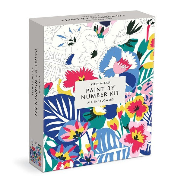 Hachette - Chronicle Books Arts & Crafts Paint by Number Kitty McCall All the Flowers