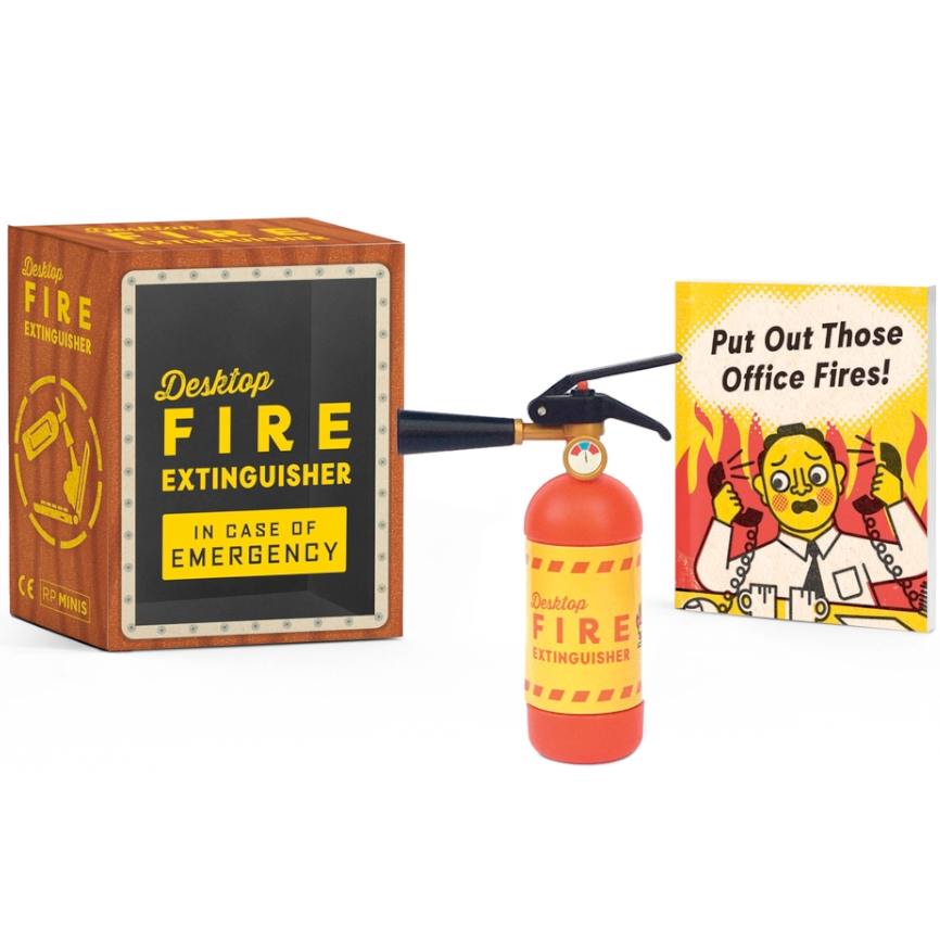 Hachette - Chronicle Books Books Desktop Fire Extinguisher