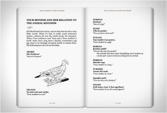 Hachette - Chronicle Books BOOKS How to Swear Around the World Book