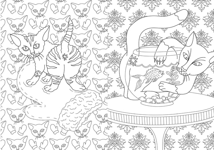 Hachette - Chronicle Books BOOKS The Cat Butt Coloring Book
