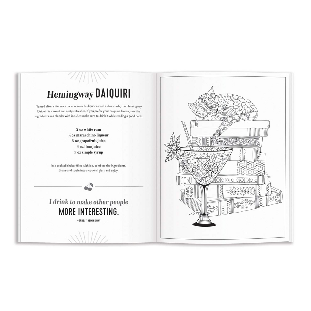 Hachette - Chronicle Books Books The Power of Positive Drinking Coloring and Cocktail Book