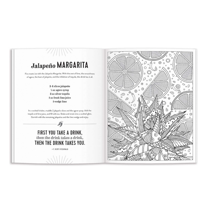 Hachette - Chronicle Books Books The Power of Positive Drinking Coloring and Cocktail Book