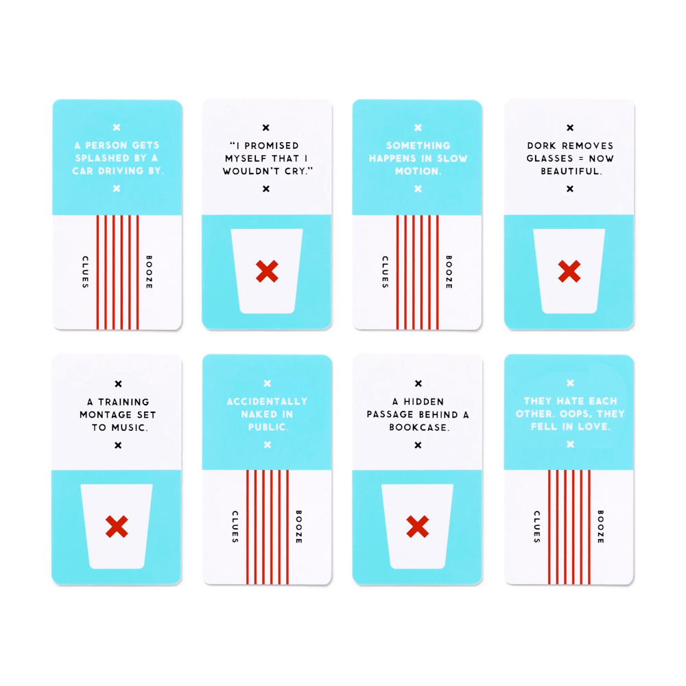 Booze Clues Drinking Game Set – Off the Wagon Shop