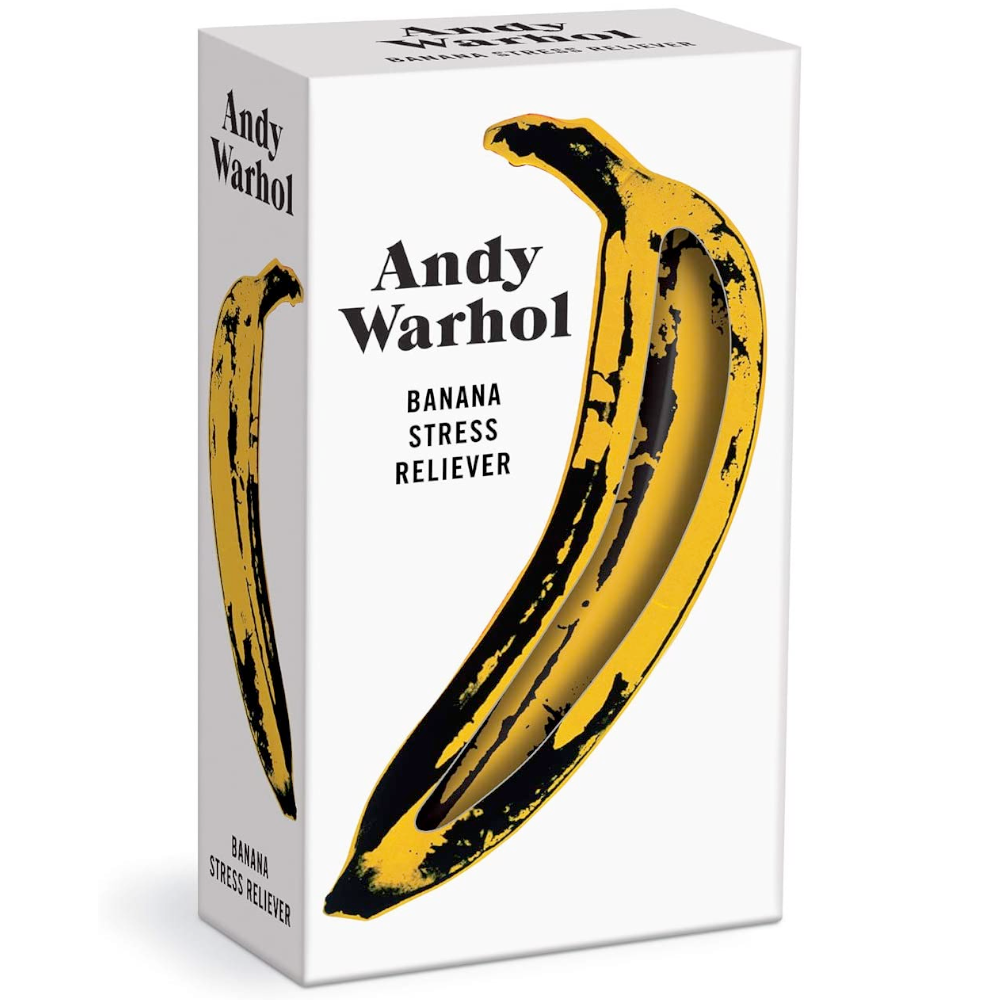Hachette - Chronicle Books Funny Novelties Warhol Banana Stress Reliever