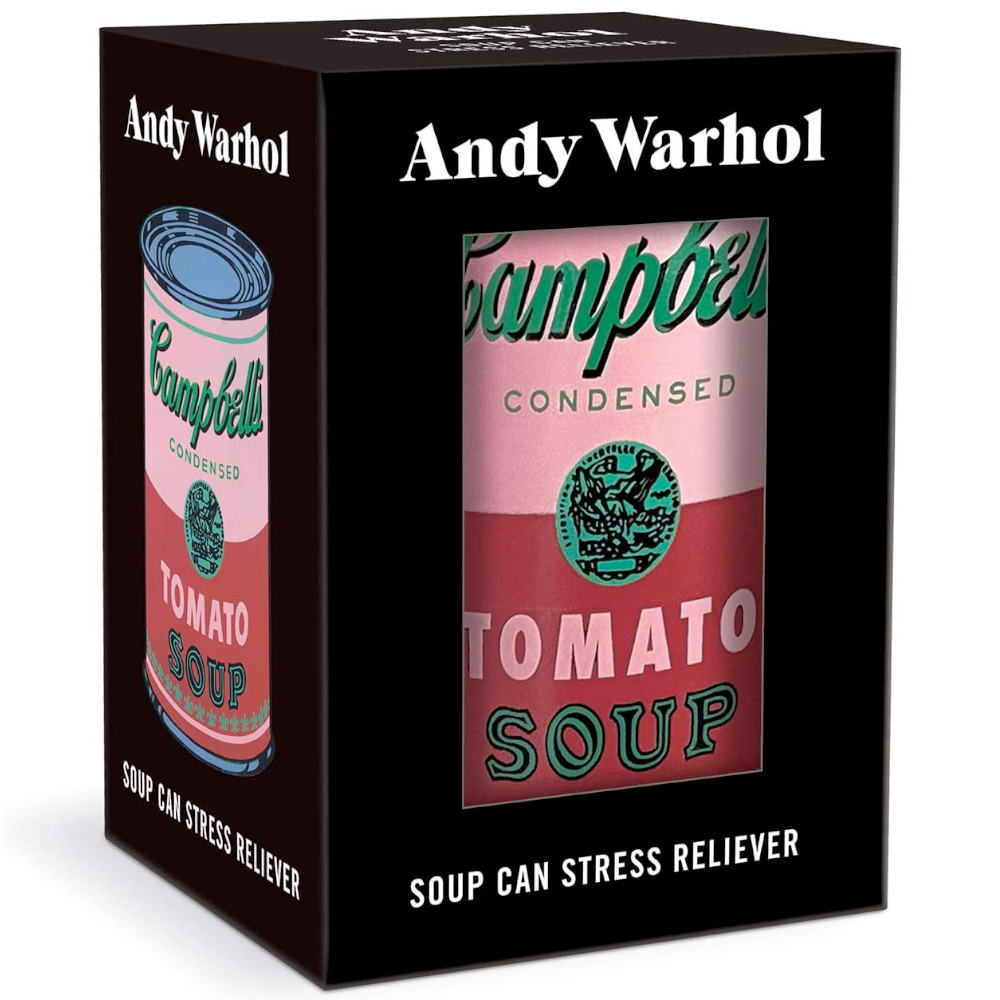 Hachette - Chronicle Books Funny Novelties Warhol Soup Can Stress Reliever