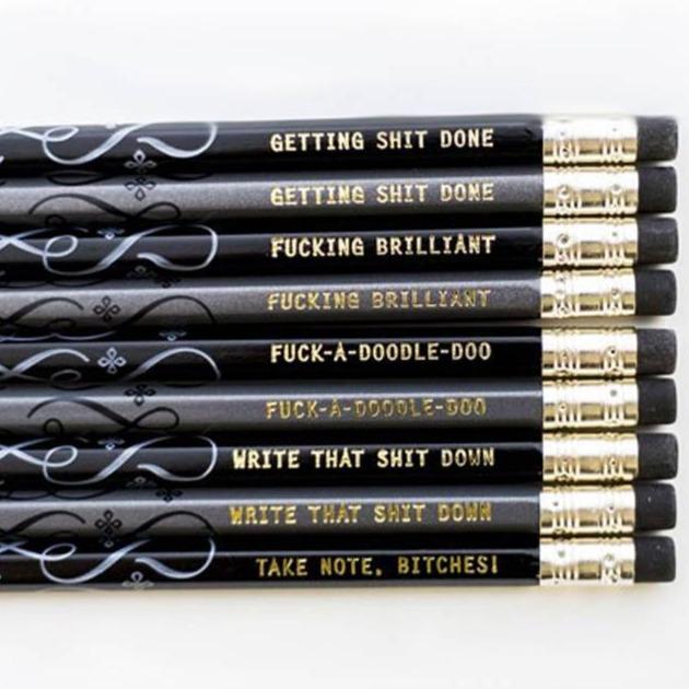 Hachette - Chronicle Books Office Goods F*cking Brilliant Pencils