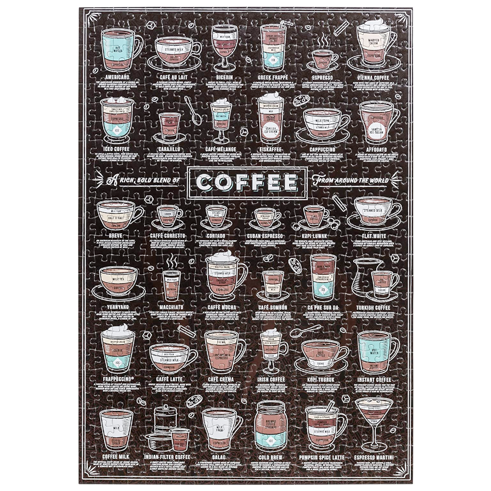 Hachette - Chronicle Books Puzzles Coffee Lover's 500 pc puzzle
