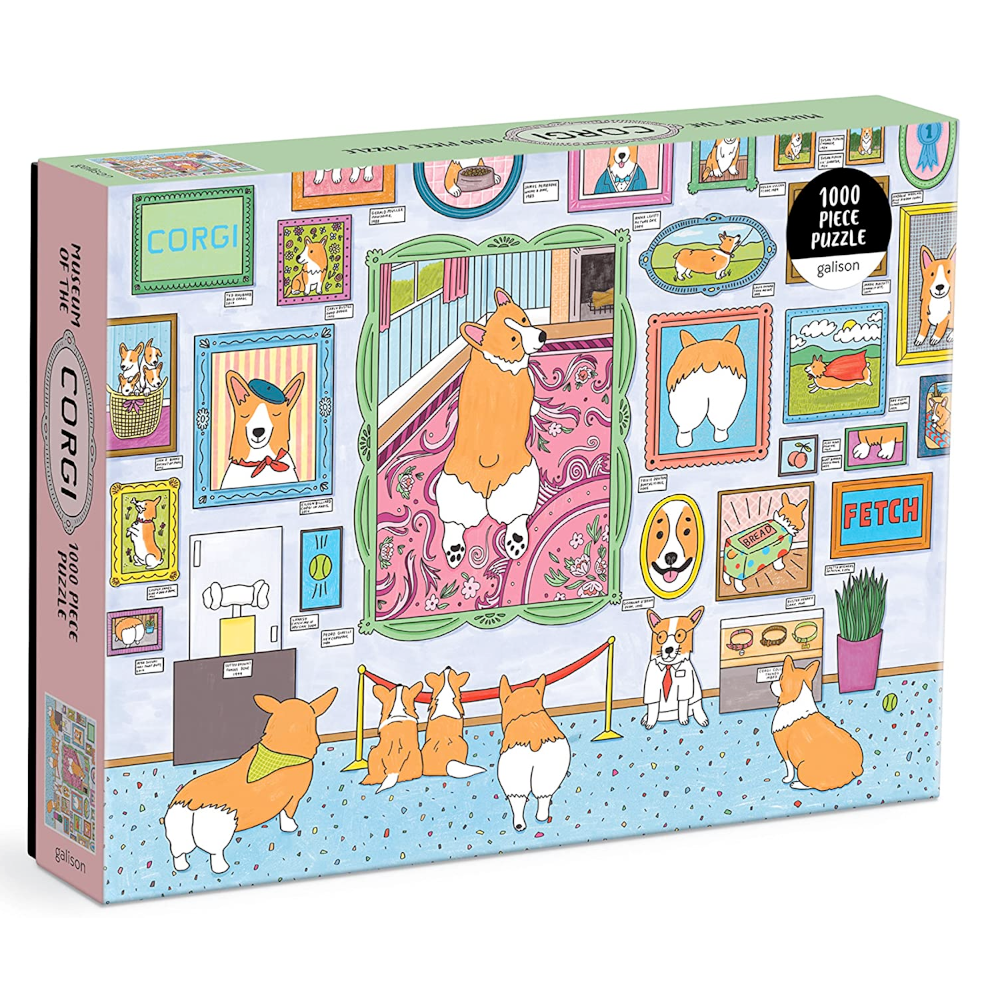 Hachette - Chronicle Books Puzzles Museum of the Corgi 1000 pc puzzle