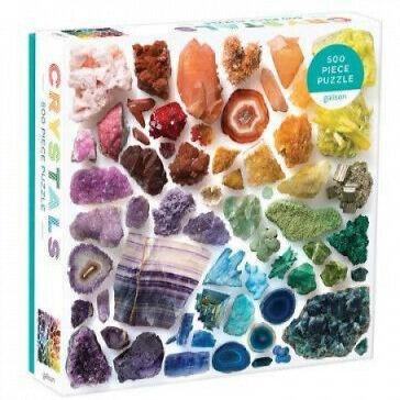 Hachette - Chronicle Books PUZZLES Rainbow Crystals 500 Piece Puzzle