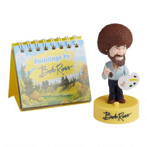 Hachette Running Press BOOKS Bob Ross Bobblehead