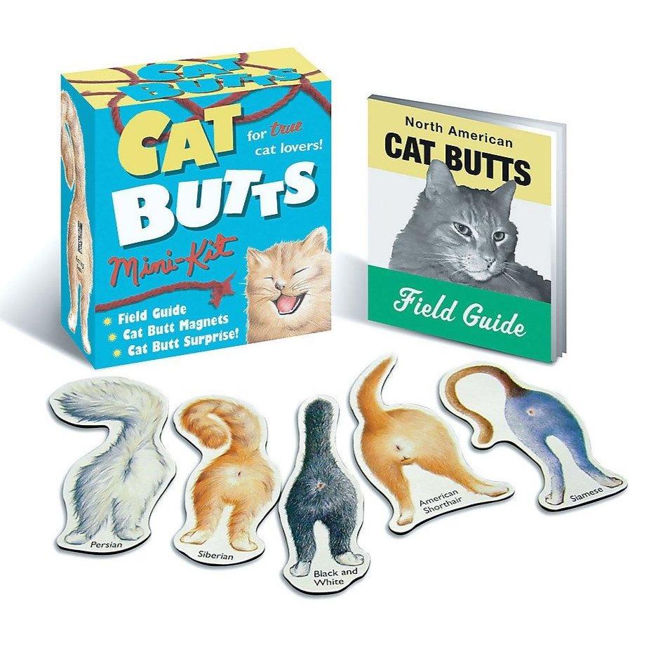 Hachette Running Press BOOKS Cat Butts Magnets and Mini Kit