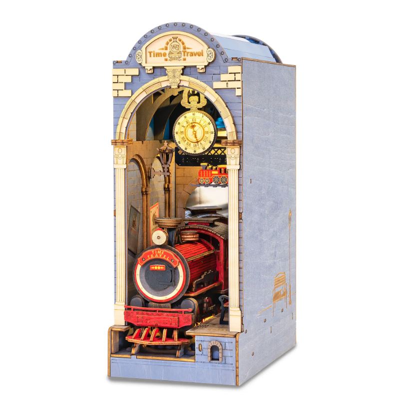Hands Craft Arts & Crafts Time Travel Bookshelf Diorama - DIY kit