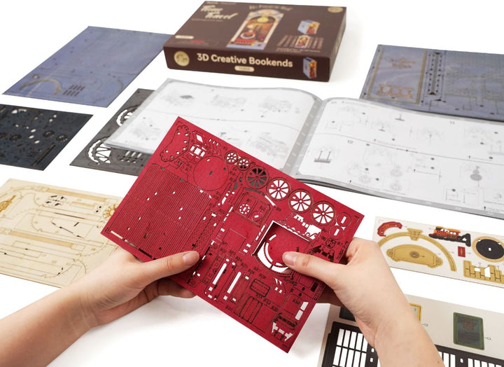 Hands Craft Arts & Crafts Time Travel Bookshelf Diorama - DIY kit