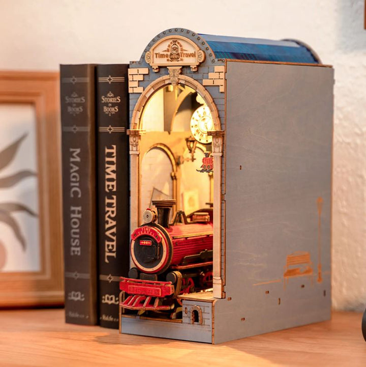 Hands Craft Arts & Crafts Time Travel Bookshelf Diorama - DIY kit