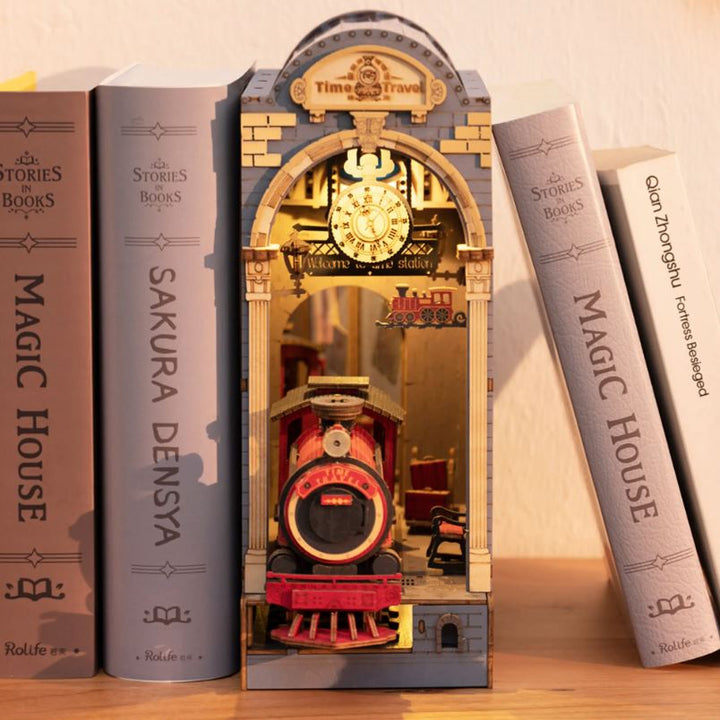 Hands Craft Arts & Crafts Time Travel Bookshelf Diorama - DIY kit