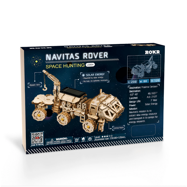 Hands Craft Toy Vehicles & - Construction DIY Solar Powered Navitas Rover