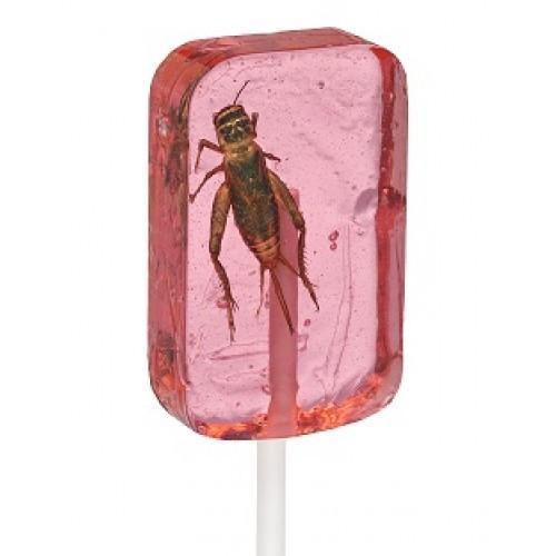 Hotlix CANDY Cricket Lick-it Sucker - Strawberry