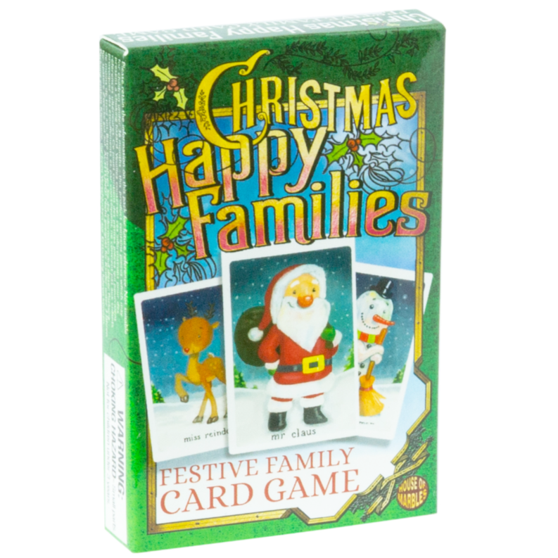 House of Marbles Games Christmas Happy Families Card Game