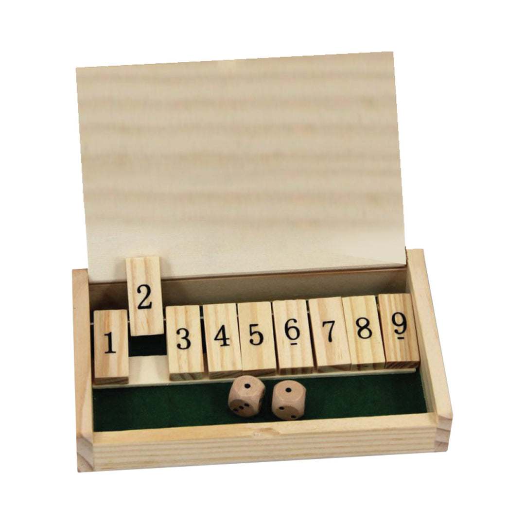 House of Marbles Games Wooden Shut-the-Box Game HOM