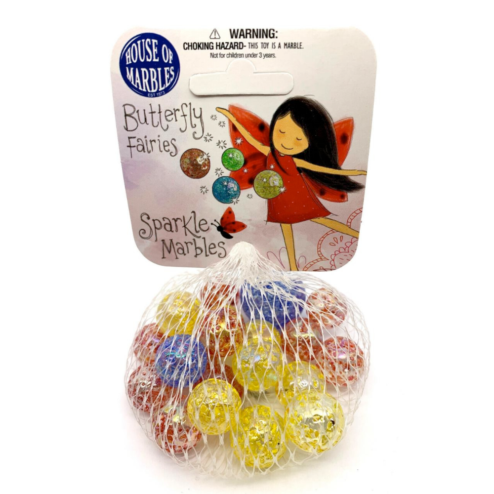 House of Marbles Toy Novelties Butterfly Fairy Bag of Marbles