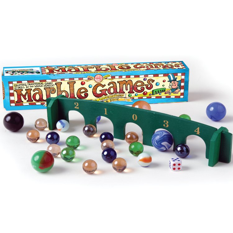 House of Marbles Toy Novelties Marble Games - includes marbles