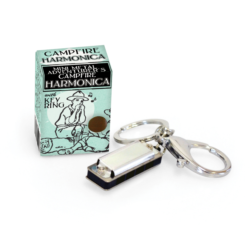 House of Marbles Toy Novelties Mini Harmonica Keyring