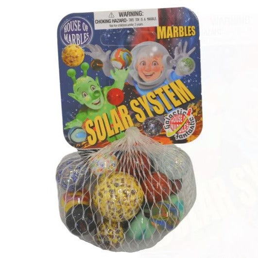 House of Marbles Toy Novelties Solar System Net Bag of Marbles