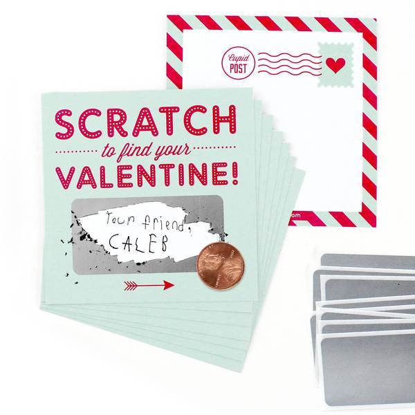 Inklings Greeting Cards Mint Box of 8 Scratch Off Valentines