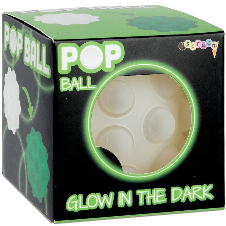 Iscream Toy Novelties Glow in Dark Popper Ball