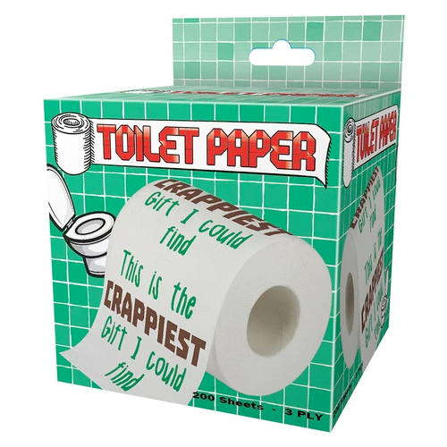 Island Dogs Funny Novelties Crappiest Gift!  Toilet Paper