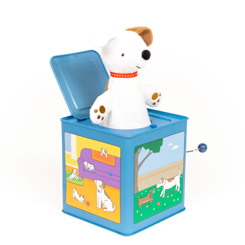 Jack Rabbit CReations Toy Infant & Toddler Dog Jack-in-the-Box