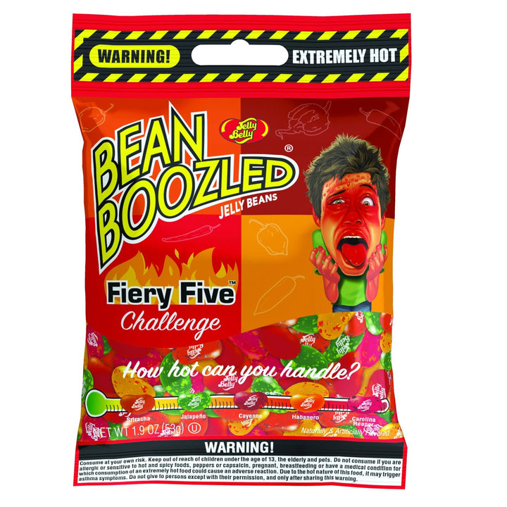 Jelly Belly CANDY Beanboozled Fiery Five 1.9oz Bag