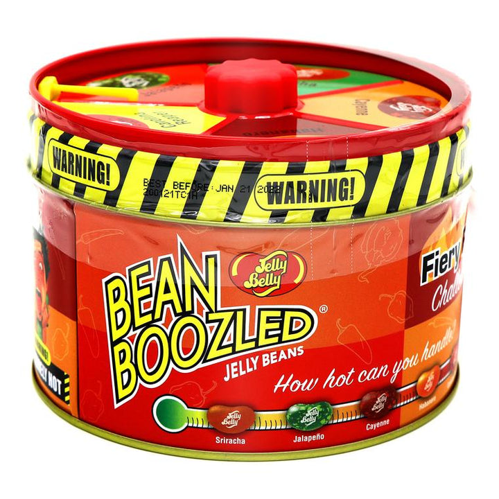 Jelly Belly Candy BeanBoozled Fiery Five Spinner Tin